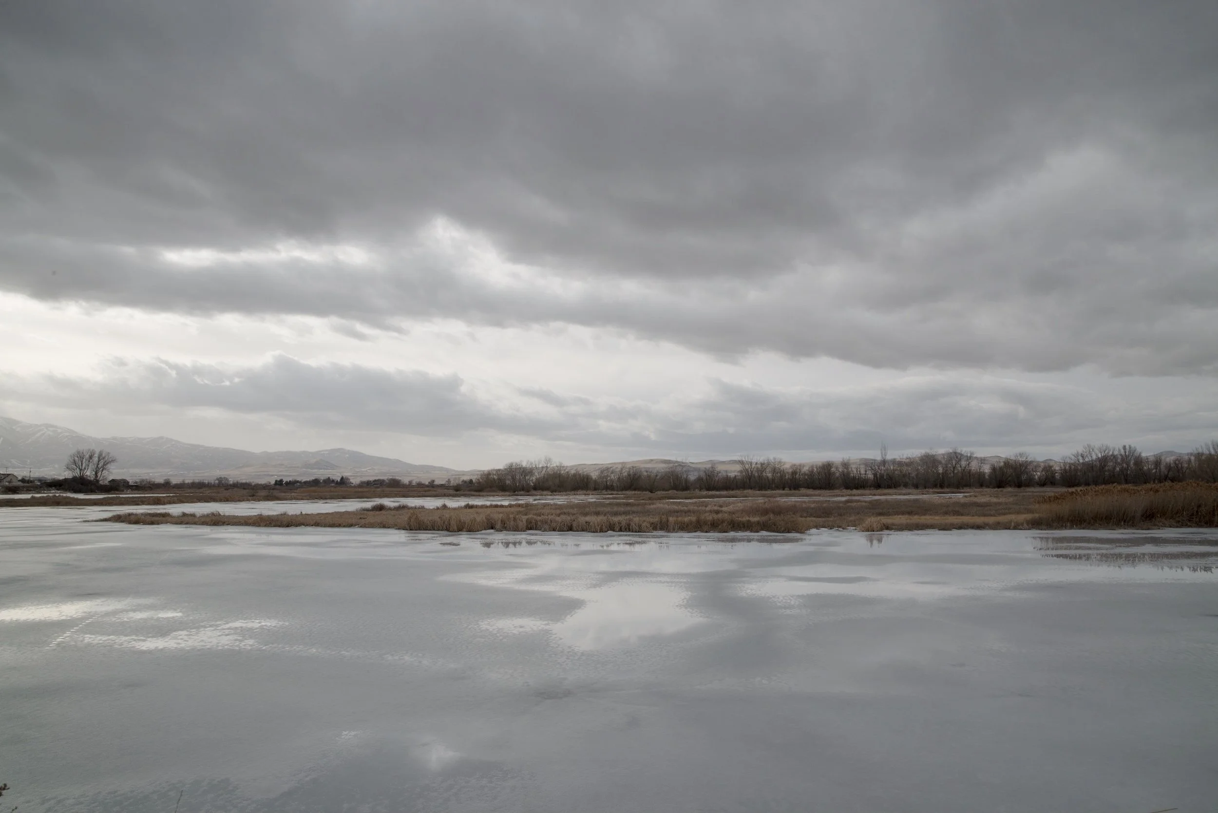  Melting Ice, Bear River, Benson, Utah 2018 