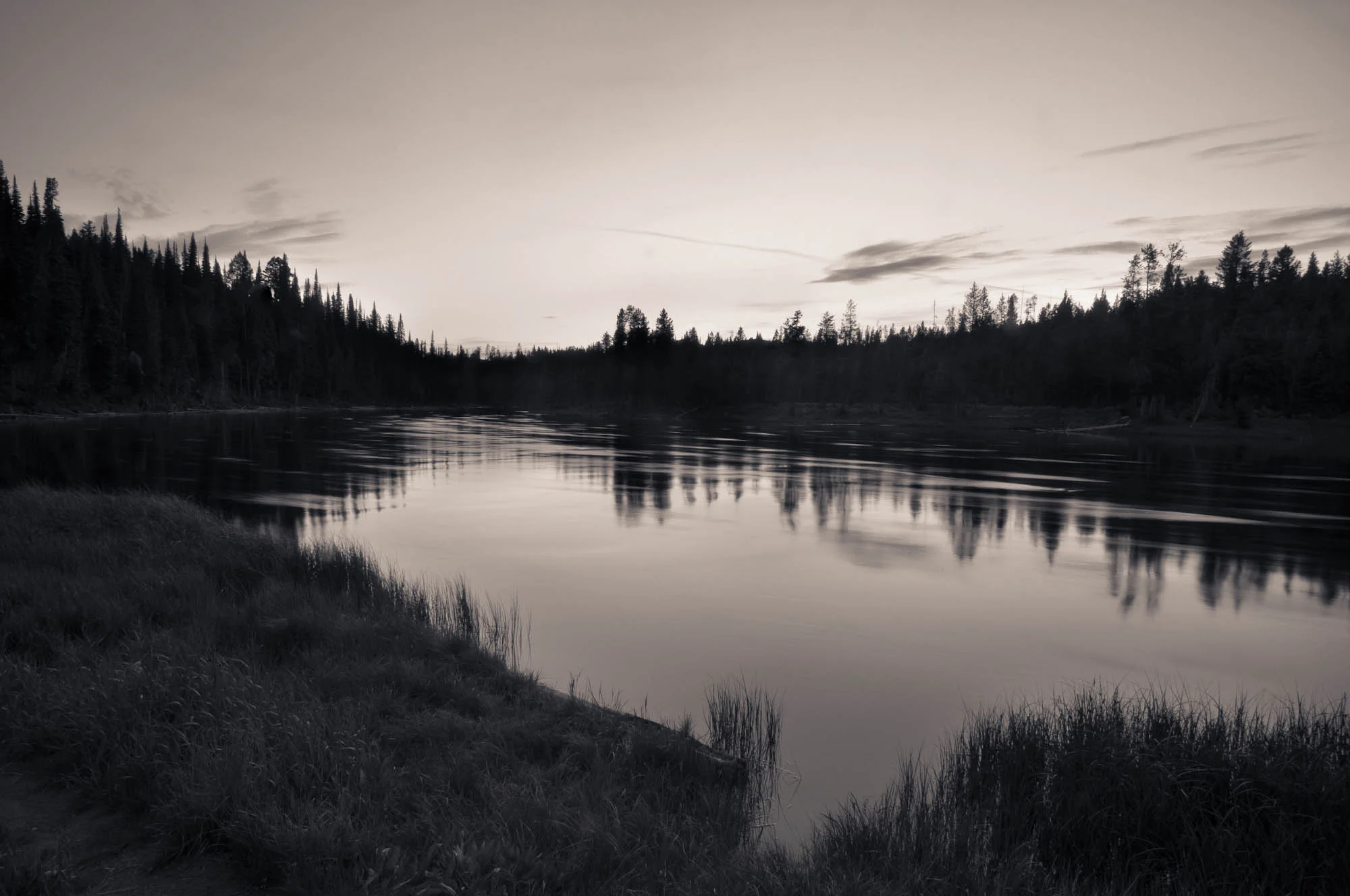  Sunset at Coffee Pot Campground, Island Park, Idaho 2013 