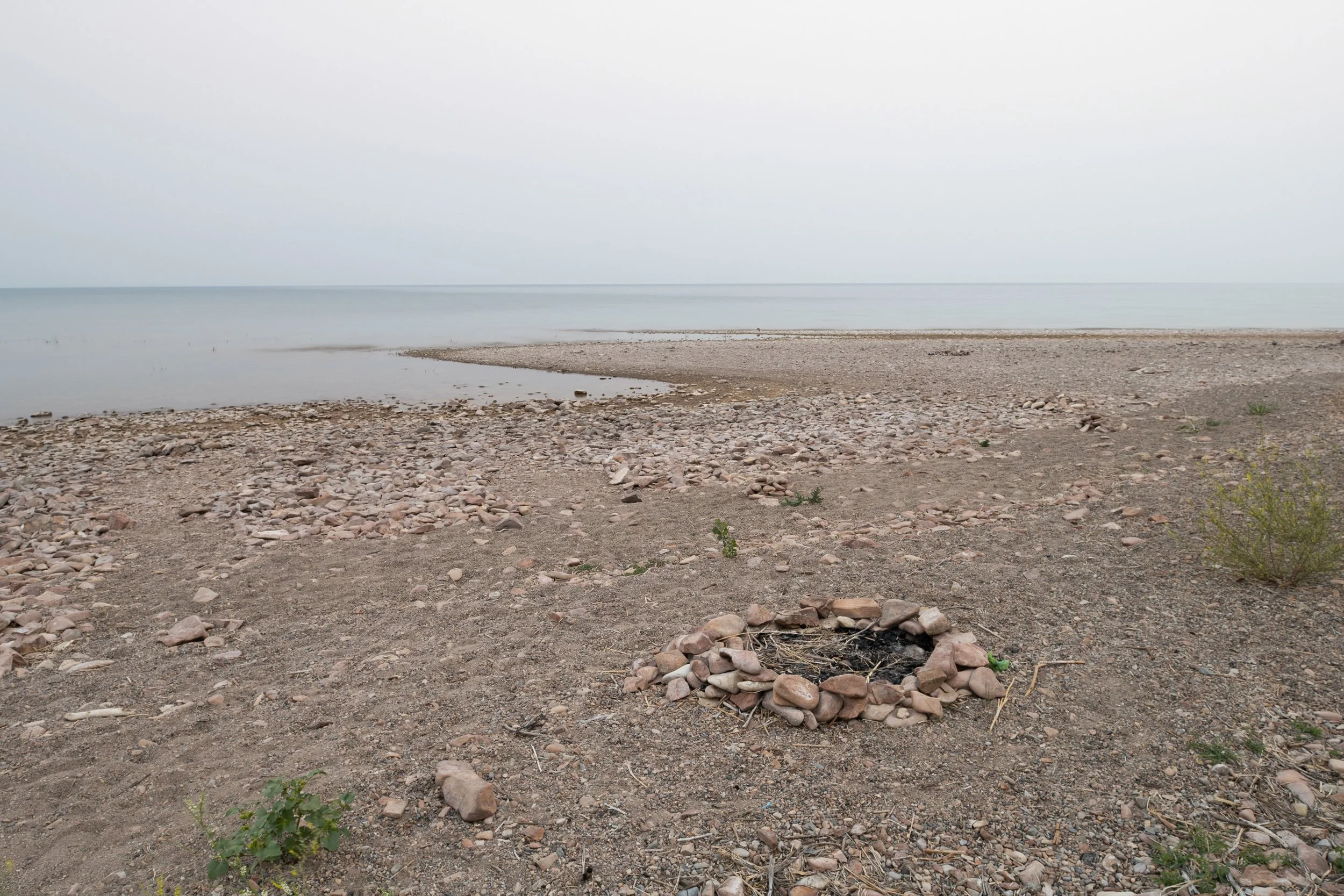 Illegal Fire Ring, Bear Lake, Utah