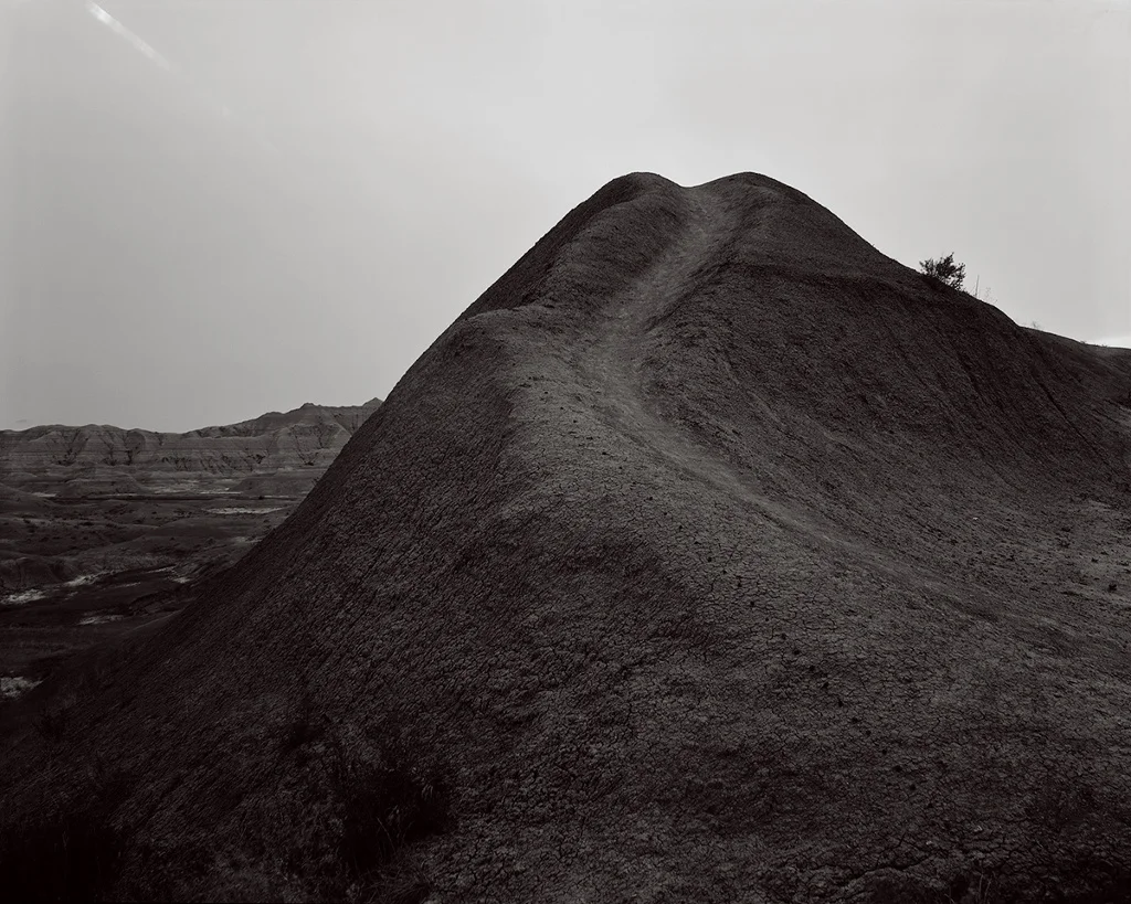  Badlands Moonset, Badlands National Park, South Dakota 