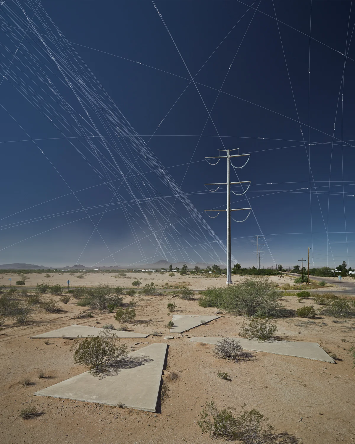   Calibration Mark X47 with Satellites  