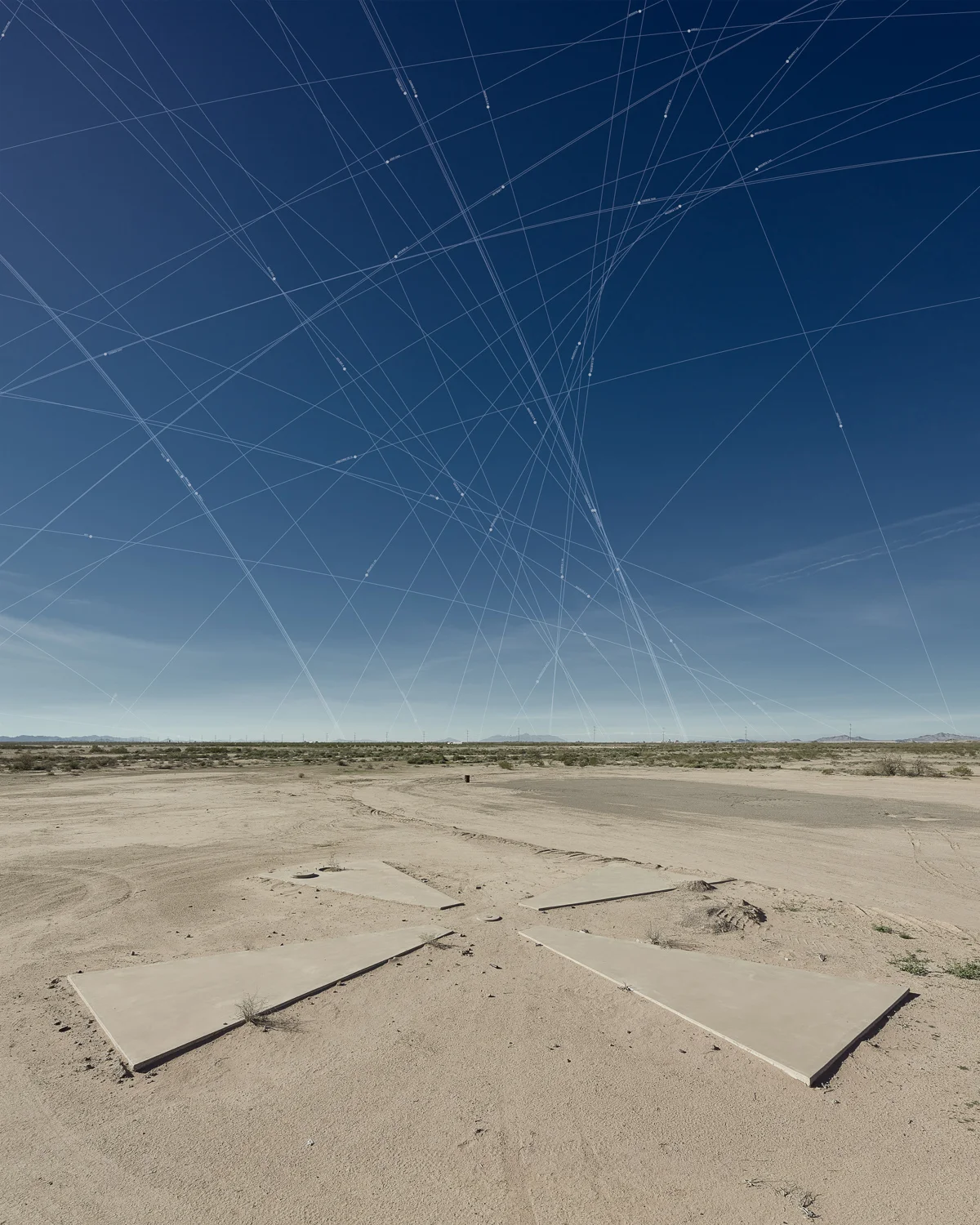   Calibration Mark AC48 with Satellites  