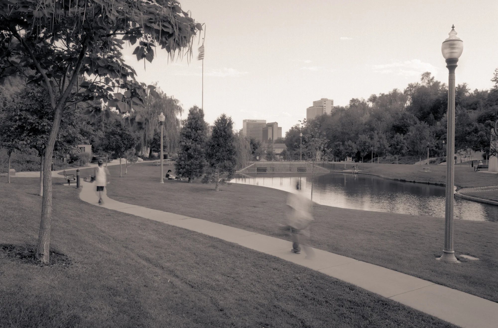  Pond, Footpath, Memorial Park, Salt Lake City, Utah, 2007 
