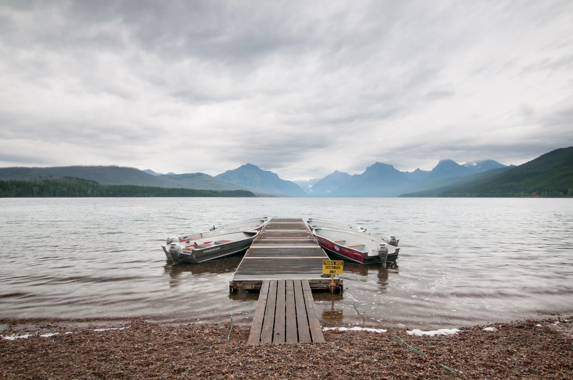 Boat Dock at Lake McDonald, Glacier National Park, July 2015