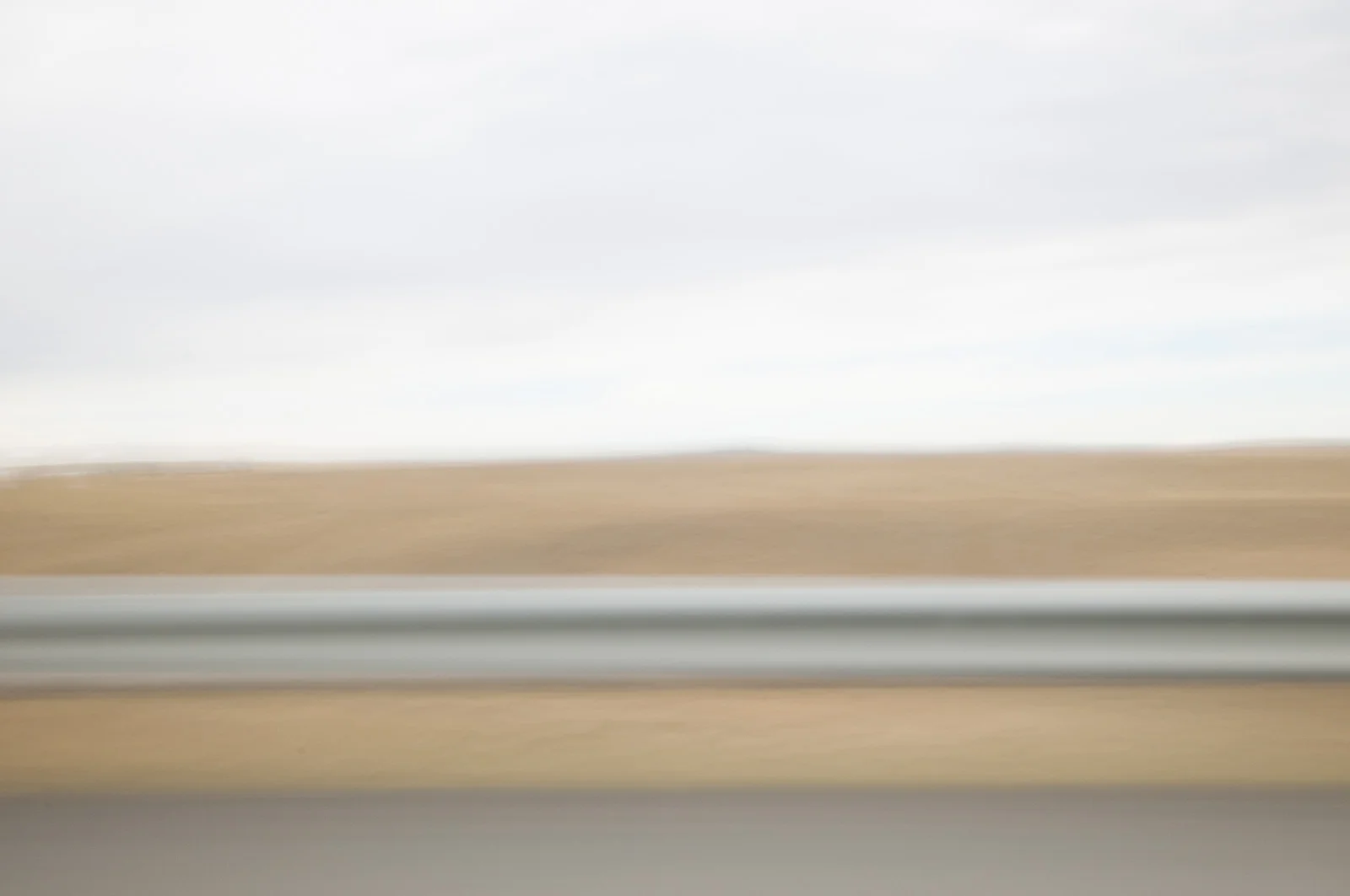 Guardrail Along I-82 Near Kennewick, Washington