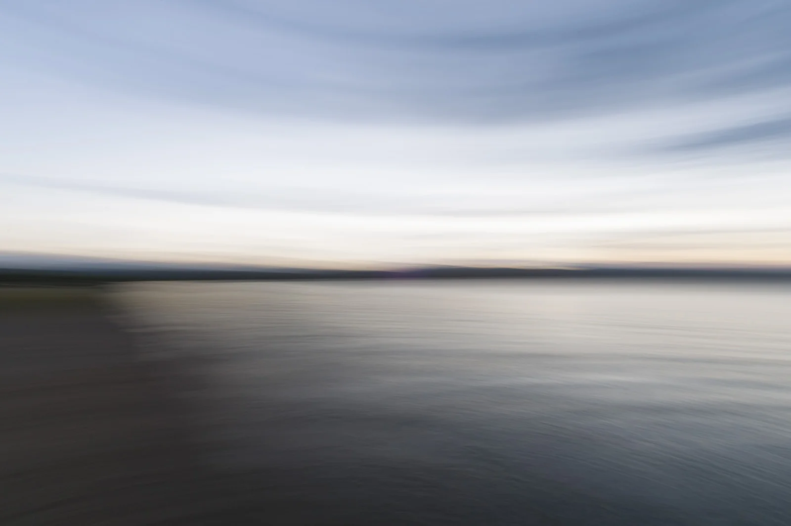 Sunset Over Bear Lake at Rendezvous Beach